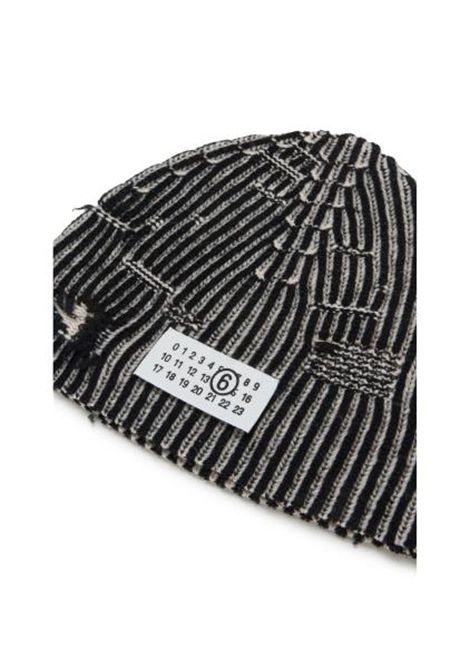 Berretto con logo MM6 KIDS MAISON MARGIELA | M60913 MM06KM6C39